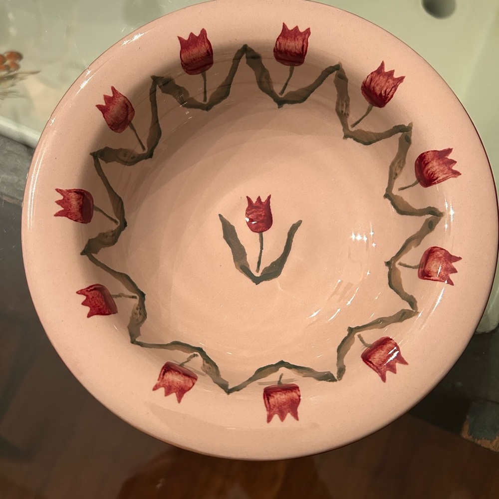 Nicholas Mosse Irish Tulip Pattern Bowl